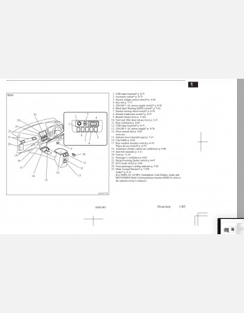 2017 - 2019 outlander phev owners manual rhd and lhd